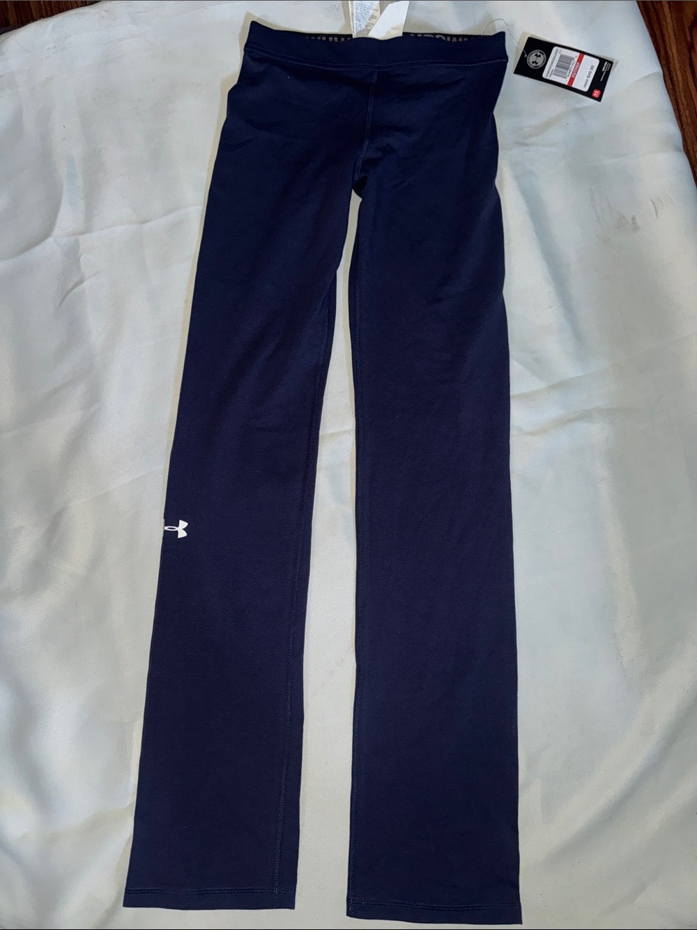 Under Armour Girls' Navy Blue Athletic Leggings